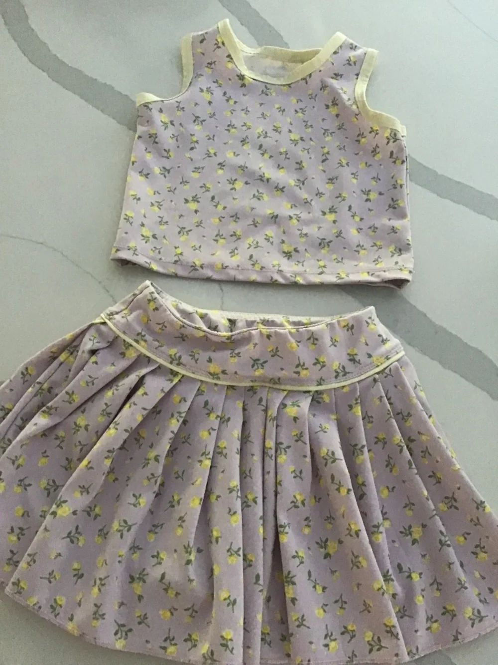 Btween 2 piece Skort 2 piece set Toddler Girl in Lilac , Size 3T